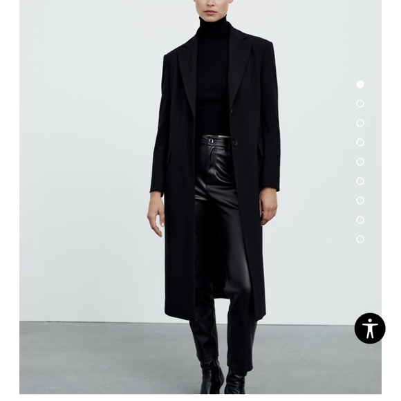 NWT Zara faux leather pants size 4 - Picture 6 of 6